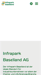 Mobile Screenshot of infrapark-baselland.com